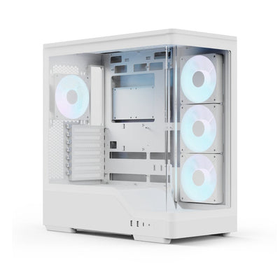 Aerocool PC Case P500A-WT-V1 White Glass Tempered X 2 ACCM-PN08143.21 — image 1