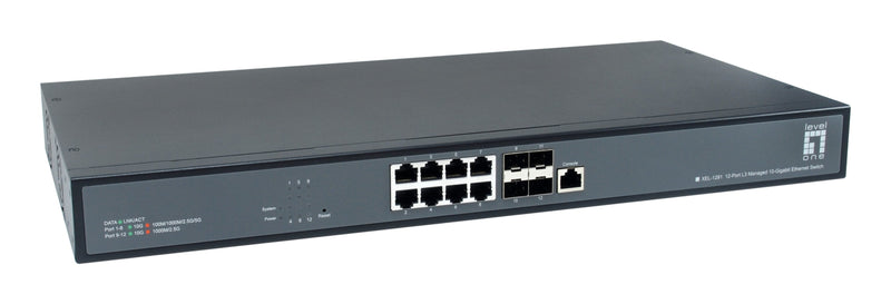 Switch 8X10GE 4X10GSFP + 19 Managed L3