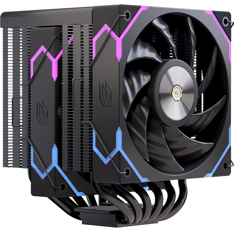 Einarex Refrigerador CPU Multizocalo Ventus V300 120MM RGB Ventilad Double Black