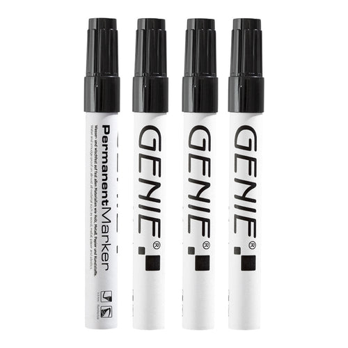 Genie P-marker Redondo-spitze Metal Black 4 Units — image 1