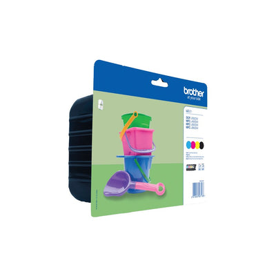 Brother Genuine Ink LC-221VALBP Multipack Cyan Magenta Yellow Black — image 1