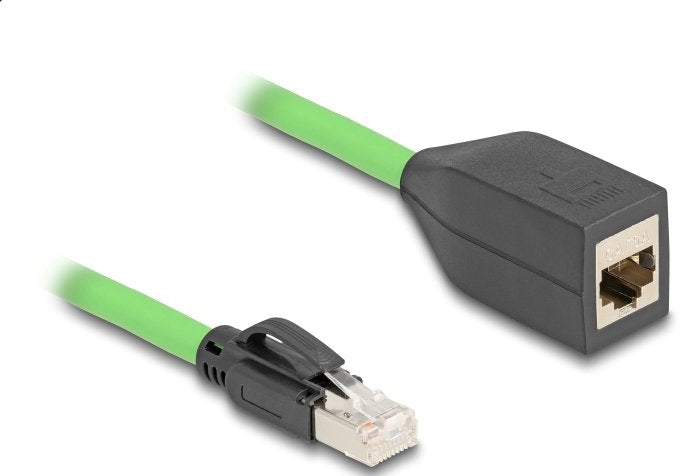 Delock RJ45 Network Cable Alargador CAT.6A Connector Male a Female Sf UTP Schleppkettentauglich Pur (tpu) 2M G