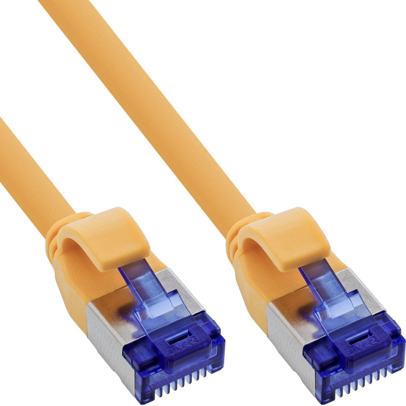 Inline® Network Cable Slim, CAT.6A, S/FTP, Tpe (lszh) Flexible, PoE, Yellow, 30M