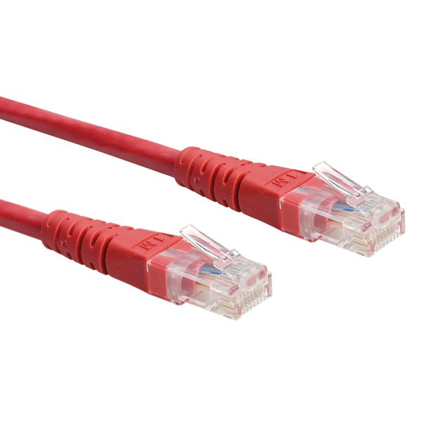 Roline Network Cable KAT.6 Class And UTP Red 1,5M