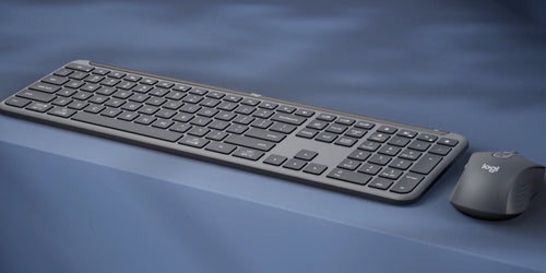Logitech 920-012511 Keyboard Mouse Included Office RF Wireless + Bluetooth QWERTY English Reino Unido Graphite — image 1