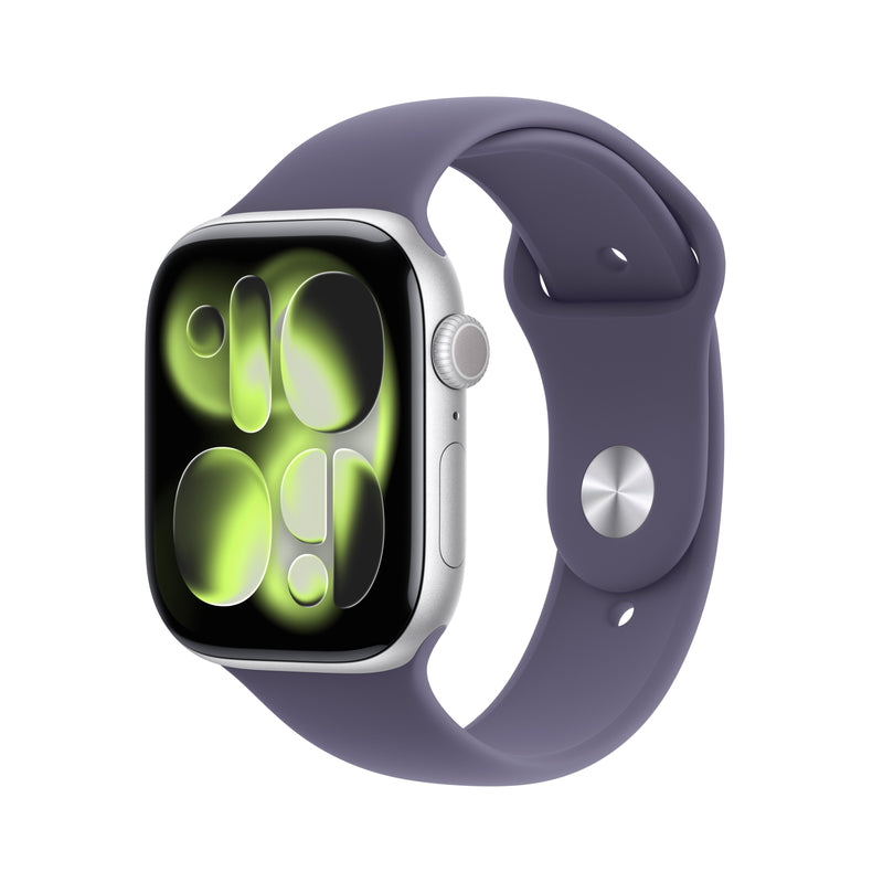 Watch Series 11 GPS + Cellular Koperta 46MM Z Aluminium W Kolorze Srebrnym, Pasek Sportowy W Kolorze Mlecznego
