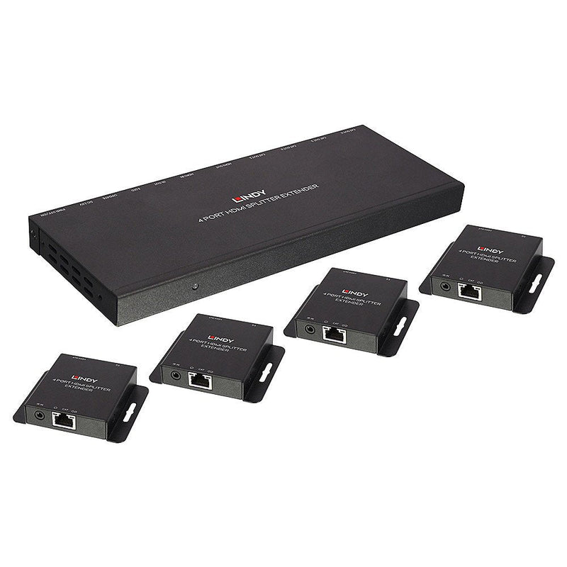 Lindy Extensor And Divisor HDMI And Ir CAT.6 Loop Out 4 Ports 50M