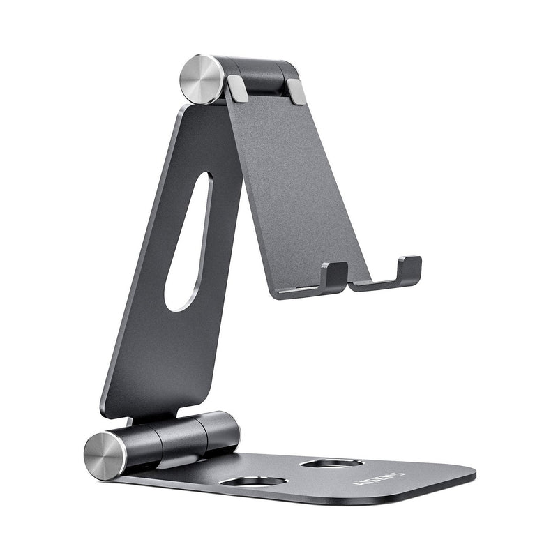 Aisens Stand Desktop Size XL Adjustable (2 Pivots Mobile Phone / Tablet - Grey