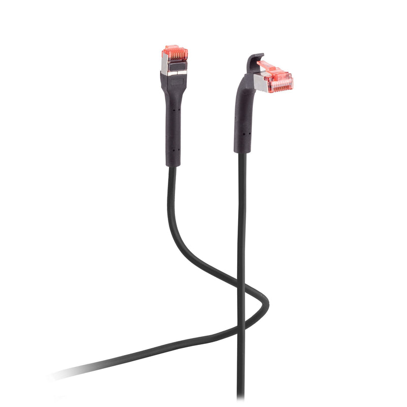Flexline Network Cable U/FTP CAT.6A With Biegbaren Mecker Black 7,5M