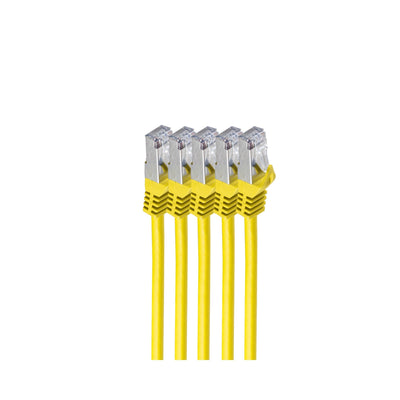 Shiverpeaks RJ45 Network Cable S FTP, CAT.7 VE5, 0,25M Yellow — image 1