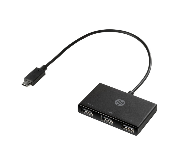 HP USB-C To USB-A Hub 3 Ports Superspeed USB 3.0 Desktop Liquidacion.