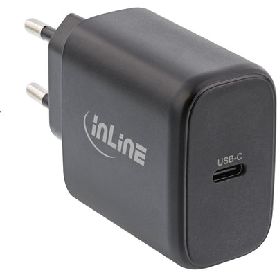Inline® USB Pd Power Supply, GaN Charger, Single Usb-c, Power Delivery, 65W, Black — image 1