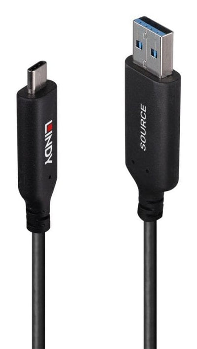 Lindy Cable 43395 USB 3.2 Gen 1 (3.1 Gen 1) 10M USB a USB C Black — image 1