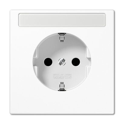 Jung LS1520NAWW Schuko Steckd.m.schriftf.