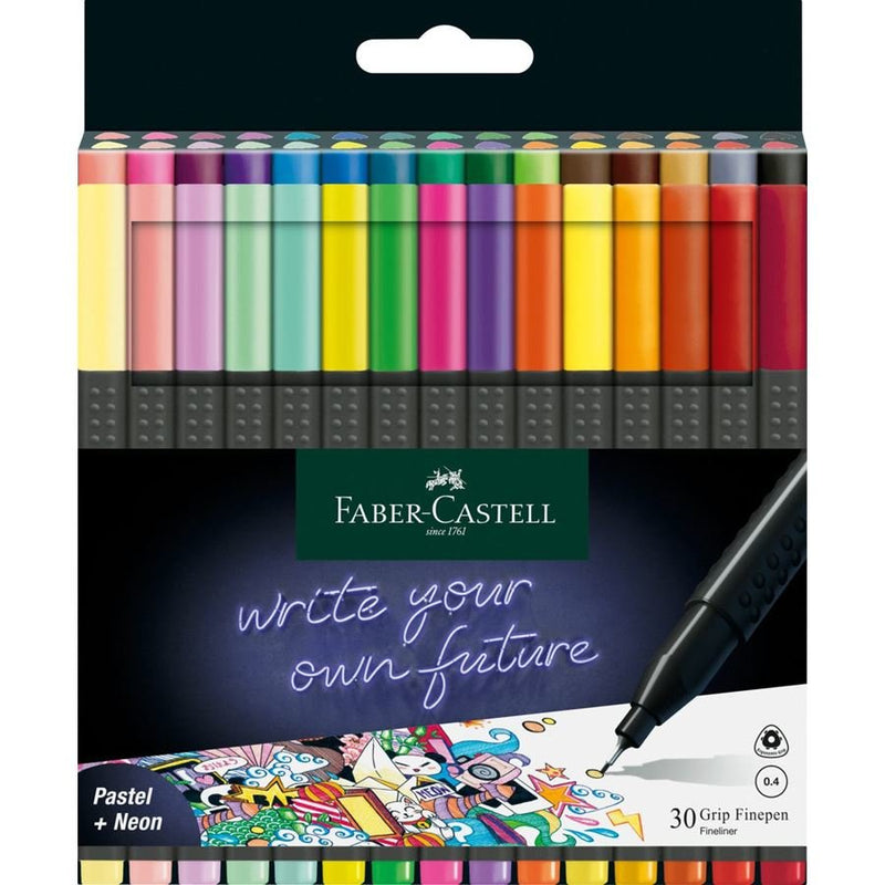 Faber-castell Finepen Grip 0.4 30ER Case