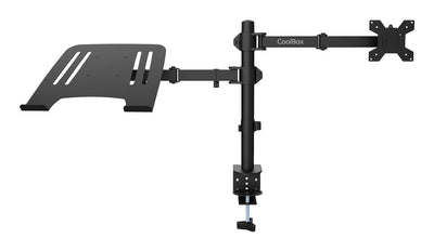 Coolbox Stand Stand Monitor + Laptop Monobrazo Steel — image 1