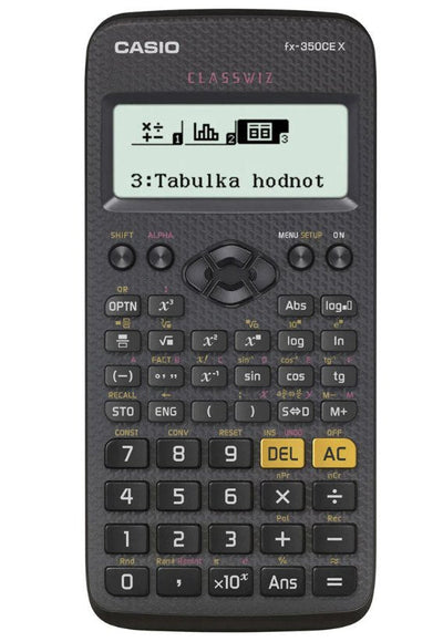 Casio Calculator Científica FX-350CEX, 379 Funciones, 77X166MM, Black — image 1