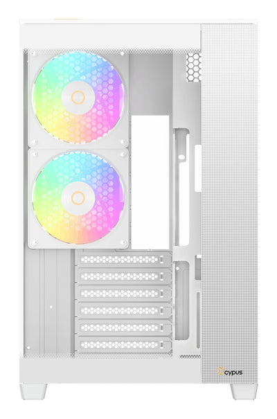 Ocypus PC Case Delta C74 ARGB White Panoramaglas) DELTA-C74-WHD200XX-GL — image 1