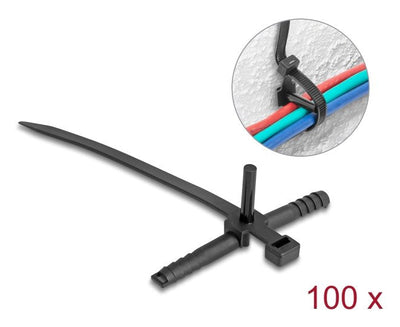 Delock Brida Cables With Taco L 150 X B 7,0MM Black 100 Units — image 1