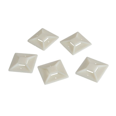 Logilink Sujetacables Abs 100 Pieces Self-adhesive 4X4CM — image 1