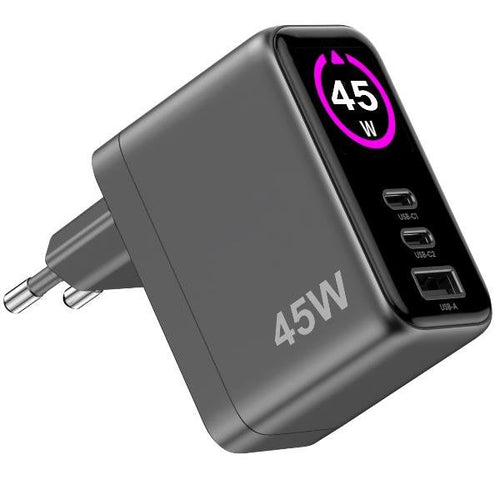 45W 2 USB-C/ USB-A Charger Travel — image 1