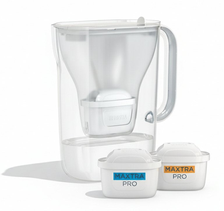 Brita Style Essential Filter Water Jarra 2,4 L Transparent White