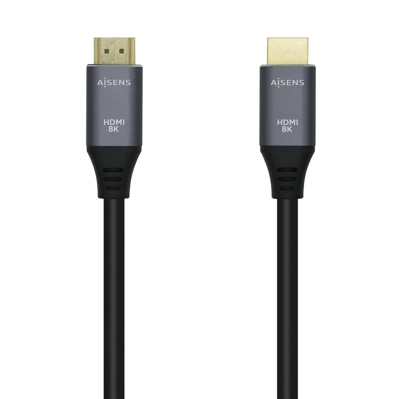 Aisens HDMI Cable V2.1 Ultra High Speed 8K@60HZ 48Gbps - a/m-a/M - 3M - Black