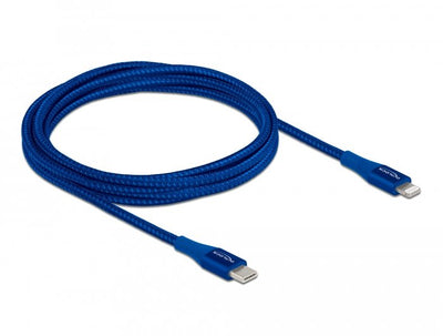 Delock Daten- And Cable Charging USB Type-c™ a Lightning™ Iphone™, Ipad™ And Ipod™ Blue 2M Mfi — image 1
