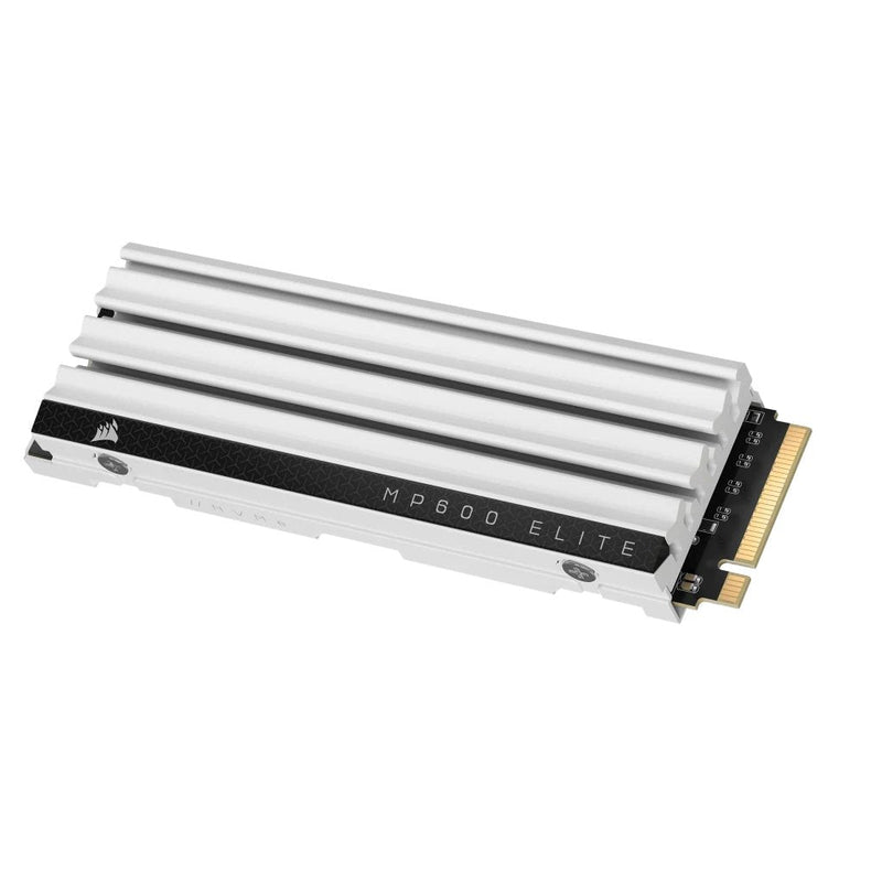 Corsair Hard Drive MP600 Elite 2TB SSD PCIE GEN4 X4 NVMe M.2 PS5 With Disipador Thermal White