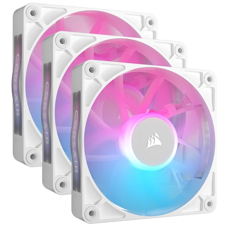 Corsair Fan 120*120*25 RX120 RGB Icue Link White Triple