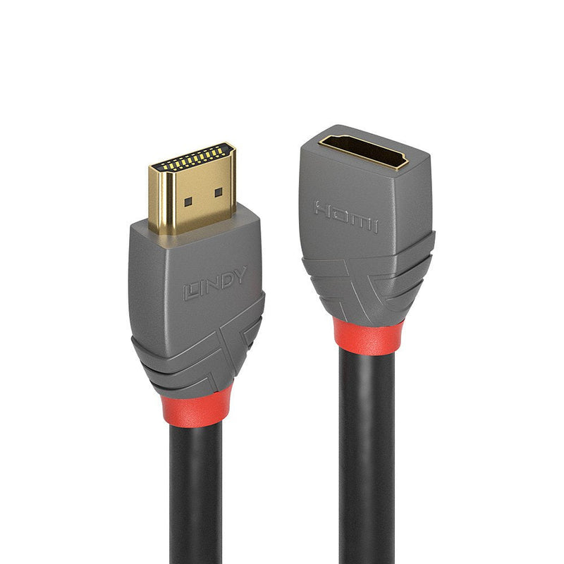 Lindy HDMI 2.0 Cable Extensión 1M, Line Anthra