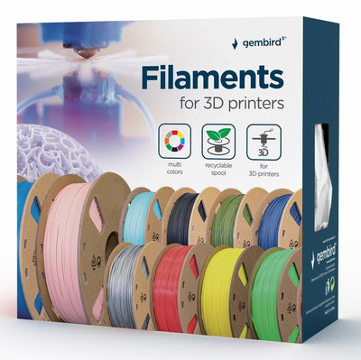 Gembird Bobina Filamento Petg 1.75MM 1KG Natural — image 1
