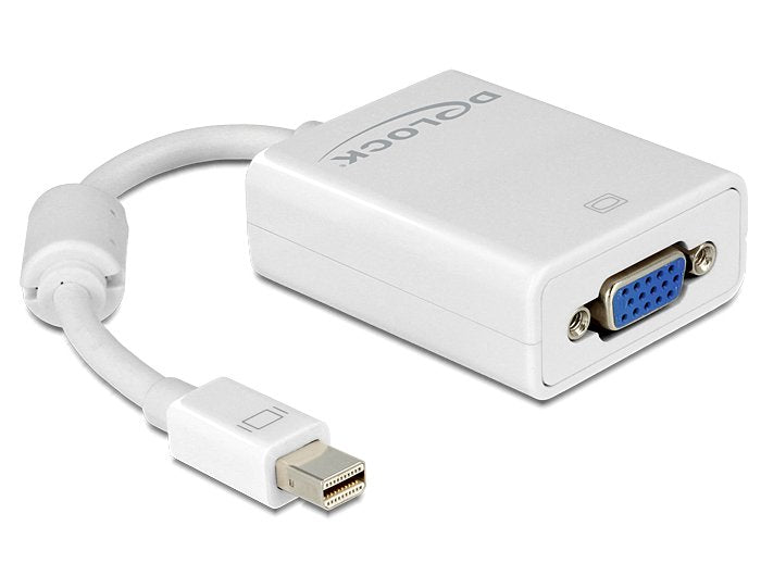Delock Adapter Mini DisplayPort 1.2 Male VGA Female Passiv White