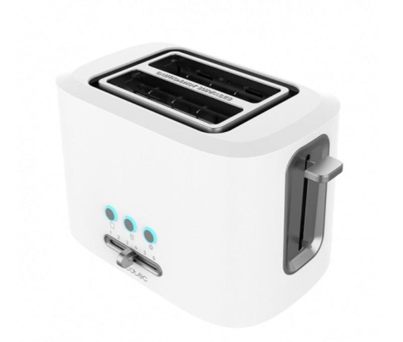 Cecotec Toaster Toast&taste 9000, Vertical 2 Ranuras 980W White