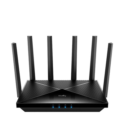 Cudy Router Wi-Fi 7 2.5G Dual Band BE6500 - Speed Up To 1000Mbps - 4 Ports - 6 Antenas Fijas 5DBI - Tecnologia — image 1