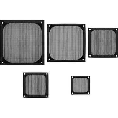 Inline Filter Aluminium Fan Grill 120X120MM Black — image 1