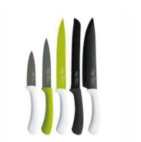San Ignacio Set 5 Unid. Cuchillos Steel Inox. Green SG4165