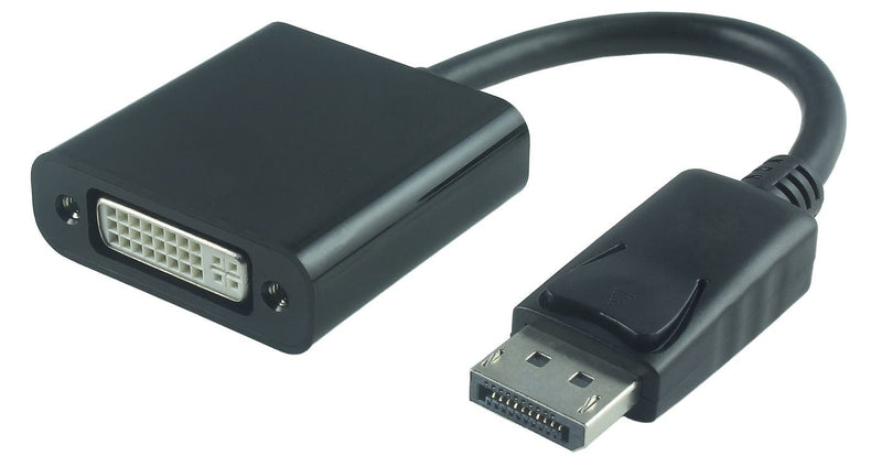Microconnect DPDVI015 Adapter Cable Vídeo 0,15M DisplayPort DVI-i Black