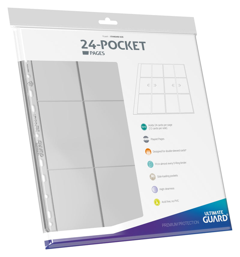 Ultimate Guard Folder Transparent 24 Bolsillos And Cuatro Filas Páginas Charging Side (10)