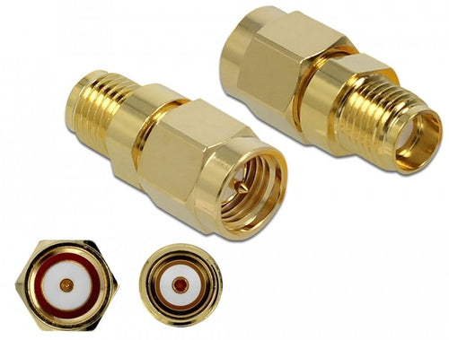 Delock Adapter Sma Connector Male a Sma Connector Female 10GHZ — image 1