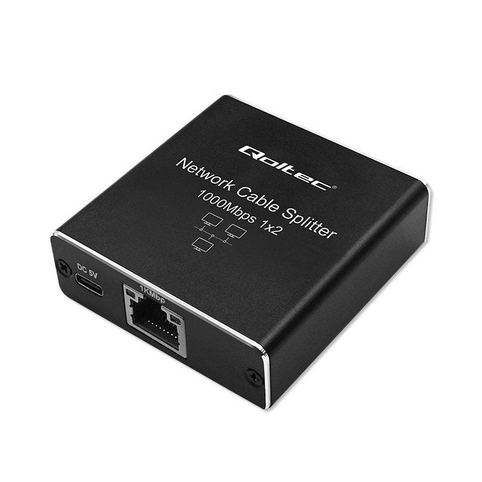 Qoltec 52249 Switch No Administrado Black