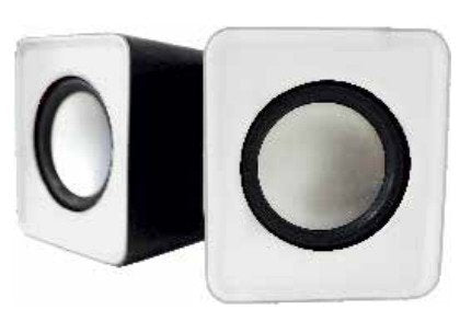 Approx Mini Speakers APPSPX1W 2.0 Power USB 40HZ 2KHZ Power 5W Rms White — image 1
