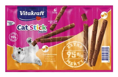 Vitakraft Cat Stick Alimento Seco Gatos Cordero, Pavo 36G — image 1