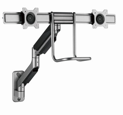 Gembird MA-WA2-02 Arm Assembly Wall Adjustable 2 Screens 17-32, Up To 8KG — image 1