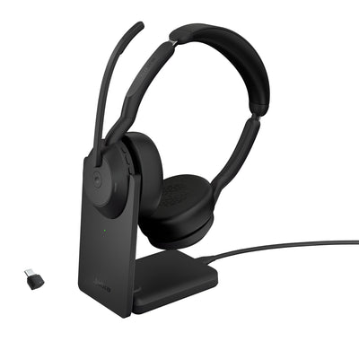 Jabra EVOLVE2 55 Headphones Wireless And Alámbrico Diadema Bluetooth Base Charging Black — image 1