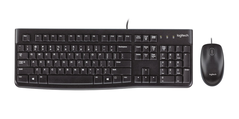 Logitech Keyboard German + Mouse MK120 Qwertz Black 920-002540