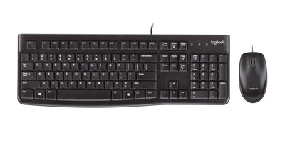 Logitech Keyboard French MK120 Mouse Included USB Azerty Black — image 1