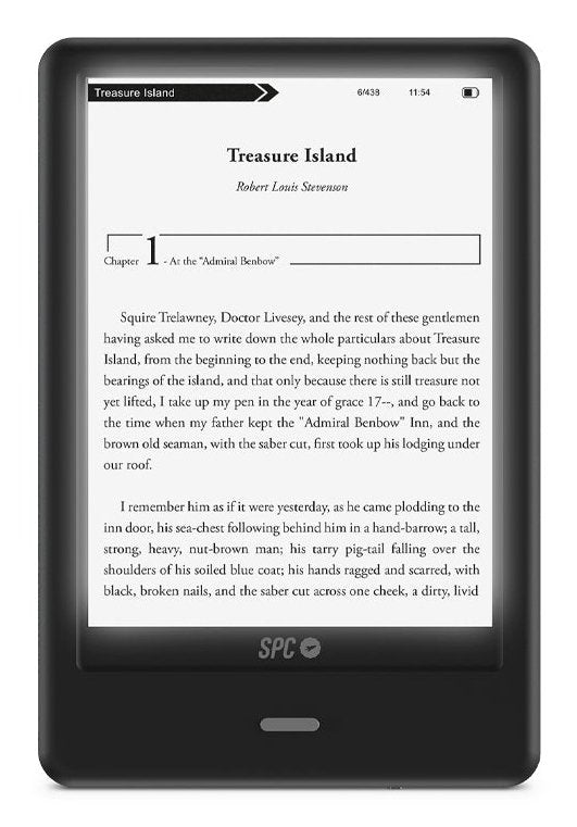 Spc Dickens Light 2 Pro Lectore E-book Screen Touchscreen 8GB Black