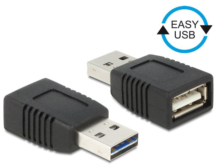 Delock Adapter Easy-USB 2.0-A Male USB 2.0-A Female