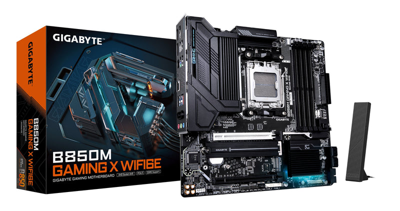 Gigabyte Motherboard B850 Gaming X WIFI6E AMD AM5/ DDR5/ AMD B850/ Hdmi, DisplayPort/ ATX/ Wi-Fi 6, BT5.3